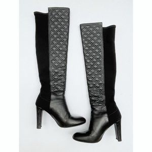 Stuart Weitzman Quilted Leather Boots
